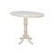 International Concepts Round 36 in Rd Top Pedestal Table, 12 in Leaf, 40.9 inH, Adjustable Height, Unfinished, 36 in W, Wood K-36RXT-6B-2 - alternate 3